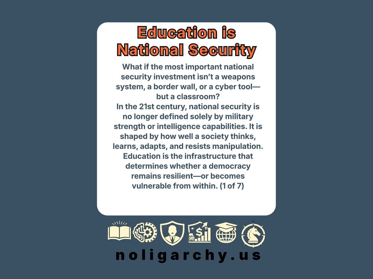 Education is National Security — 1 of 7