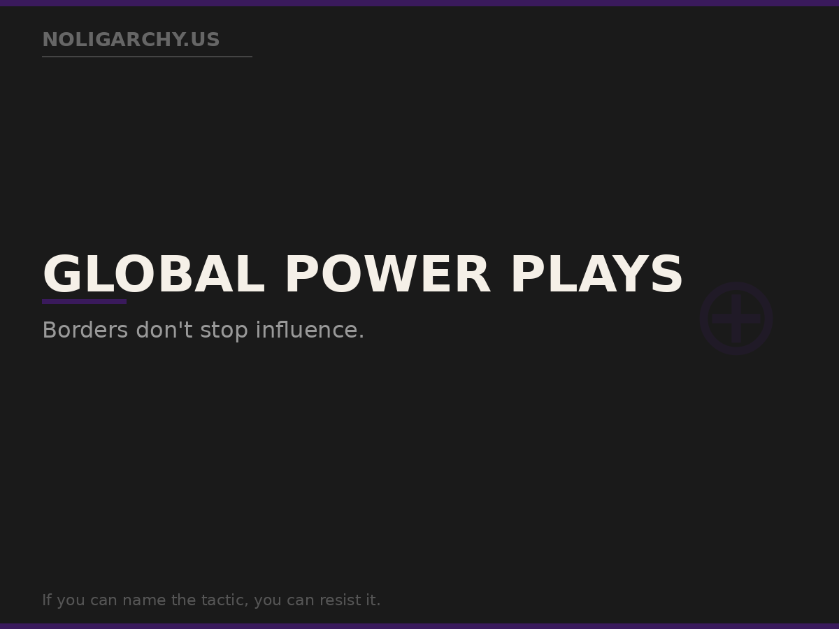 noligarchy global power plays