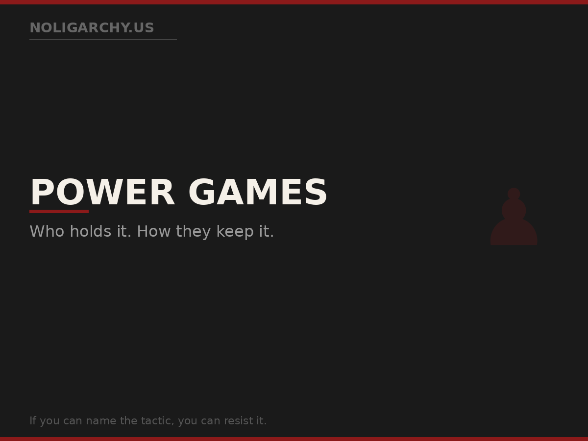 noligarchy power games