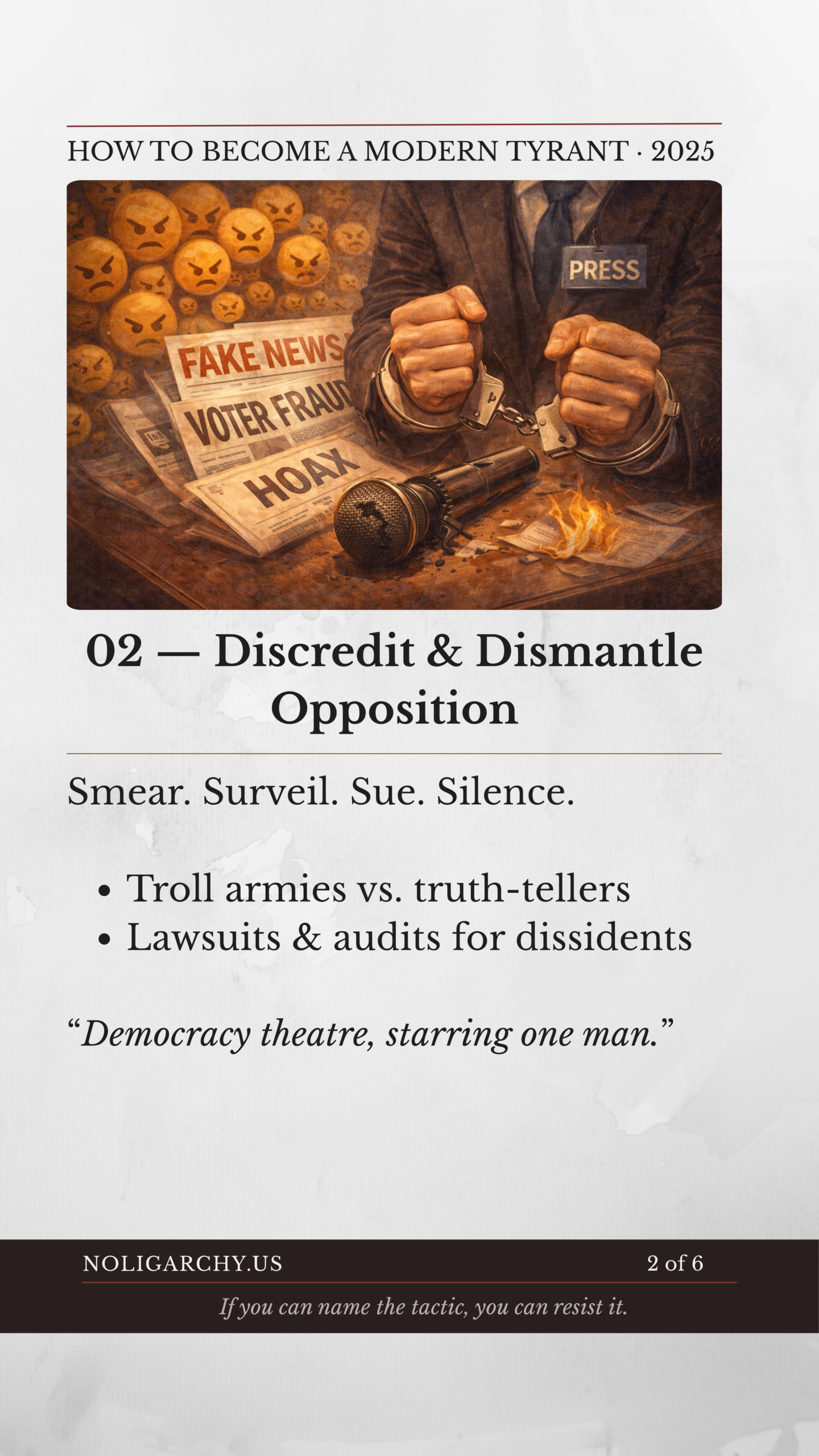 Step 2: Crush the Opposition