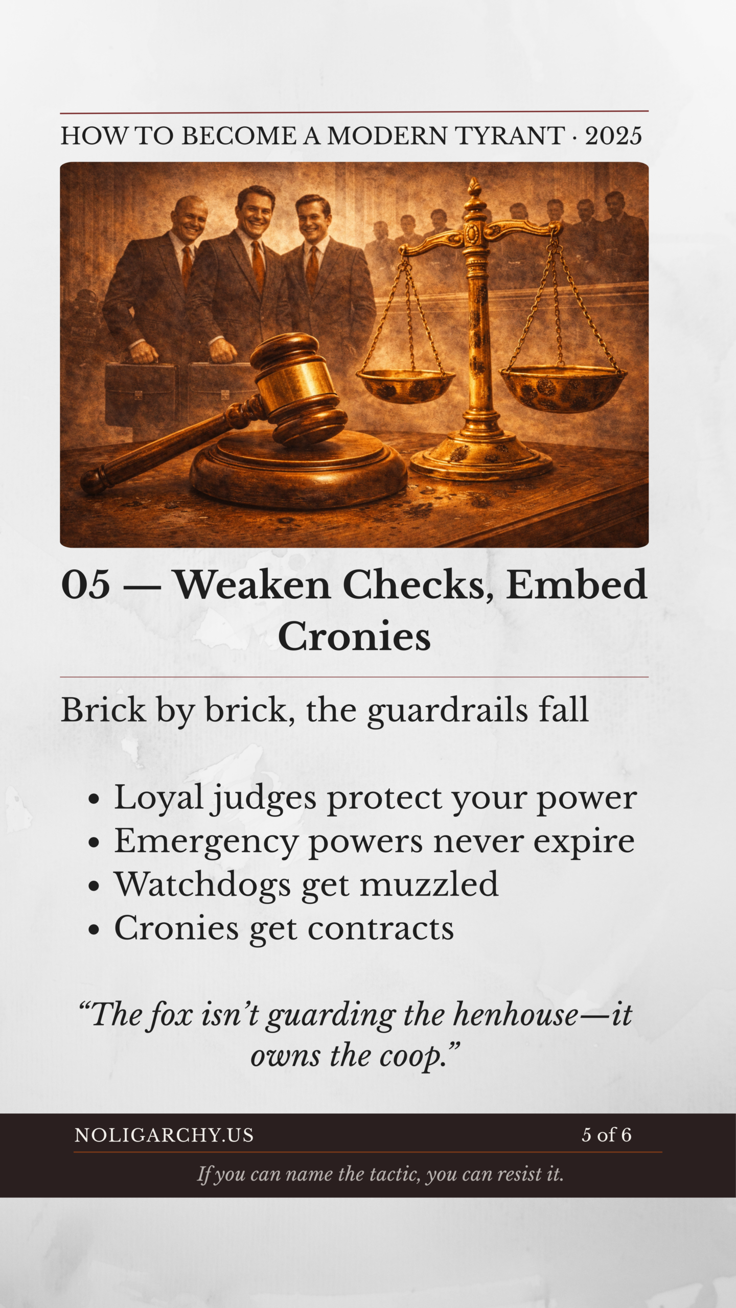 Step 5: Weaken Every Check